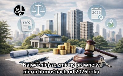 Zmiany prawne w nieruchomościach w 2026 roku – co musisz wiedzieć jako właściciel, inwestor lub kupujący?