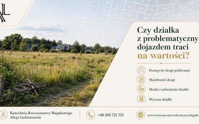 Rzeczoznawca majątkowy Słupsk - wycena nieruchomości 8 Czy działka z problematycznym dojazdem traci na wartości?