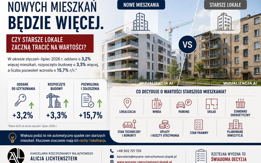 Pozwoleń na mieszkania przybywa. Czy starsze lokale zaczną tracić na wartości?