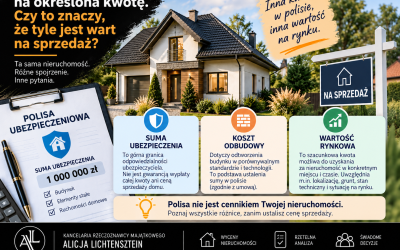Rzeczoznawca majątkowy Słupsk - wycena nieruchomości 4 Dom ubezpieczony na określoną kwotę. Czy to znaczy, że tyle jest wart na sprzedaż?